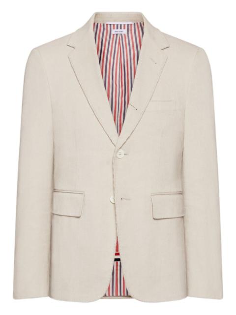 Thom Browne button-fastening blazer