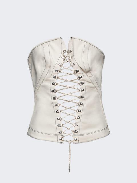 Dion Lee Hiking Laced Corset Birch