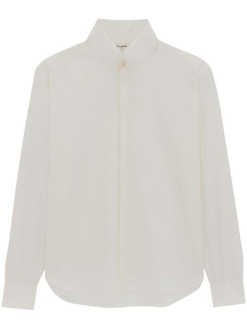 SAINT LAURENT classic-collar cotton shirt