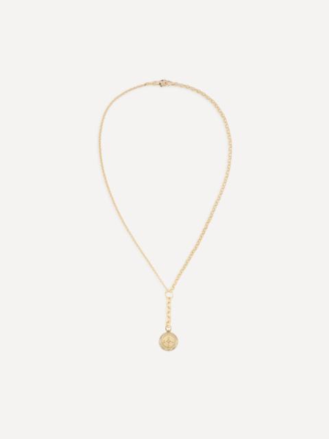 FOUNDRAE 18ct Gold Internal Compass Small Mixed Belcher Extension Chain Necklace