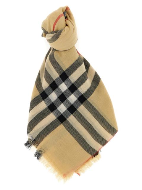 Burberry Check wool scarf