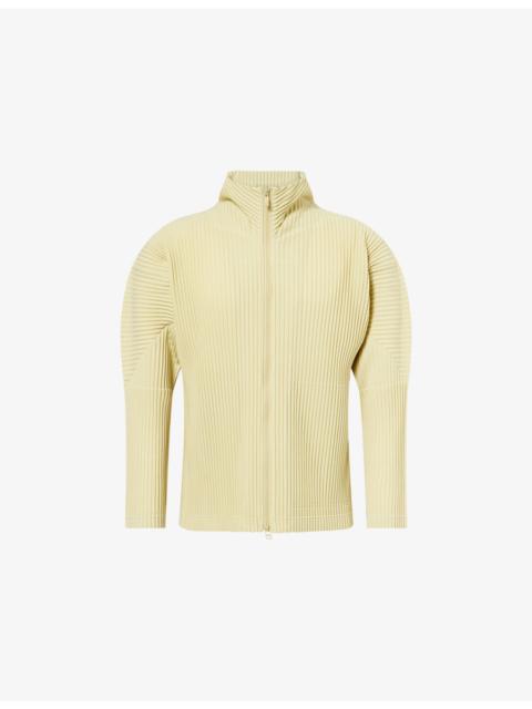 ISSEY MIYAKE Basics Zip-Up Pleated Knitted