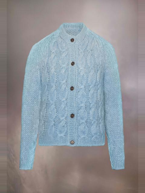 Faded mohair cardigan