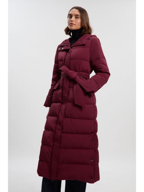 KAREN MILLEN Real Down Belted Maxi Coat