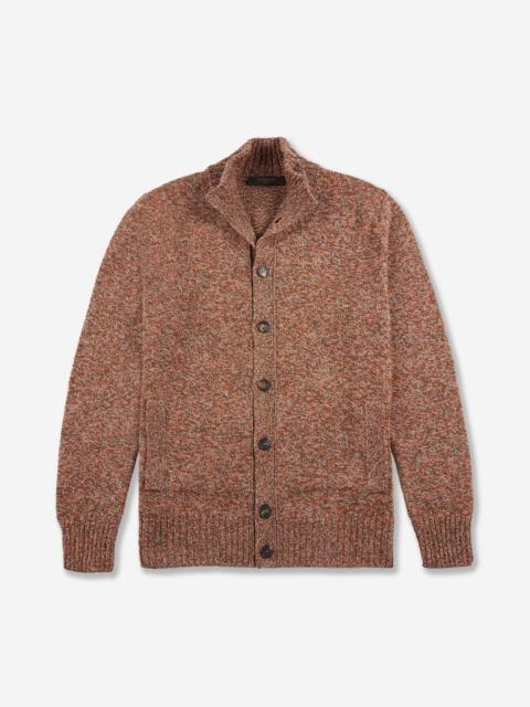 SLOWEAR Slim fit Geelong wool bomber cardigan