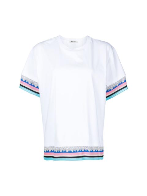 contrast-trim cotton T-Shirt