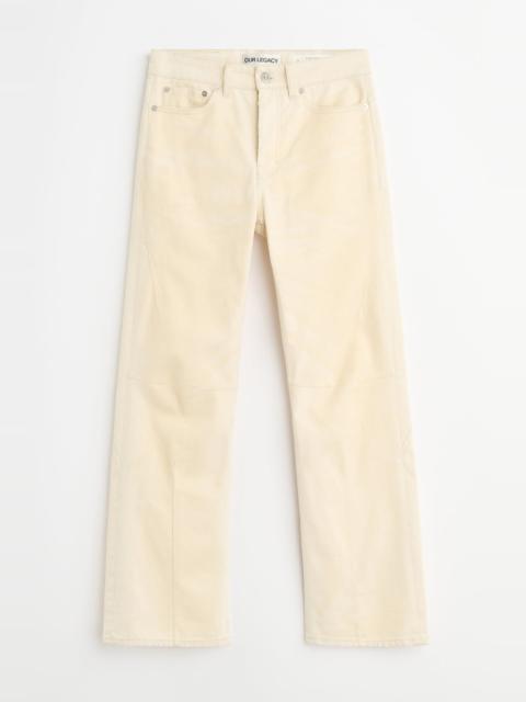 Our Legacy Moto Cut Destroyed Wash Denim