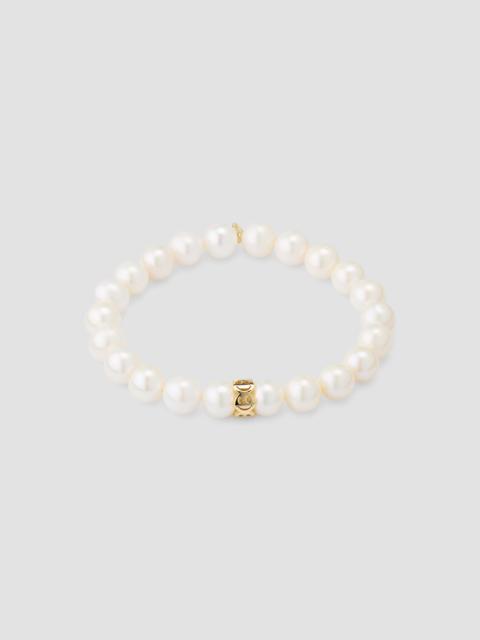 SYDNEY EVAN Women's 14K Yellow Gold & Cultured Freshwater Pearl Beaded Stretch Bracelet - Gold
