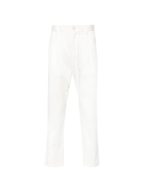 Herno inverted-pleat tapered trousers