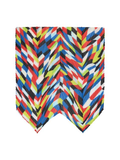 Pleats Please Issey Miyake Multicolor Dancing Square Scarf
