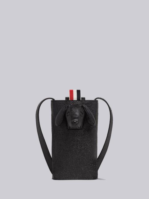 Thom Browne Pebble Grain Leather Hector Phone Holder