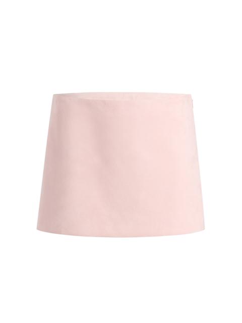 Jett Leather Mini Skirt pink