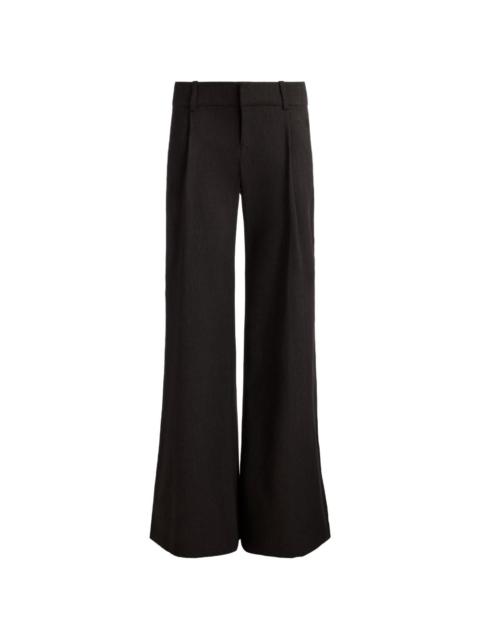 Alice + Olivia Eric side-stripe trousers
