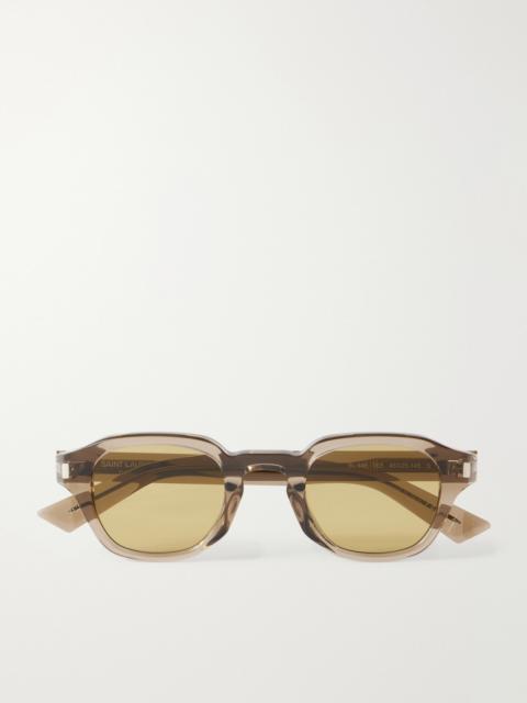 SAINT LAURENT SL 946 Round-Frame Recycled Acetate Sunglasses