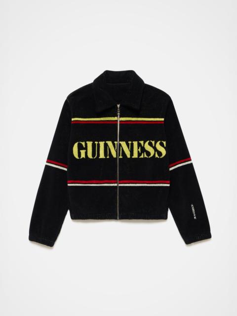 JW Anderson Unisex JW ANDERSON X GUINNESS TOWELLING JACKET IN BLACK
