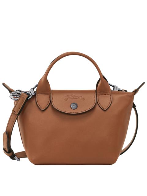 Le Pliage Xtra XS Handbag Cognac - Leather