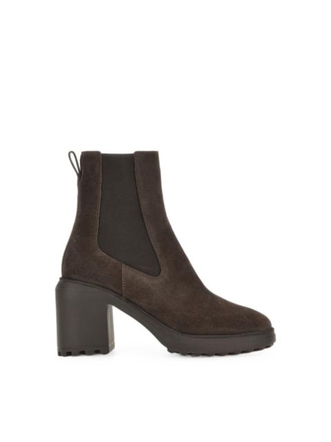 HOGAN H724 leather chelsea boots