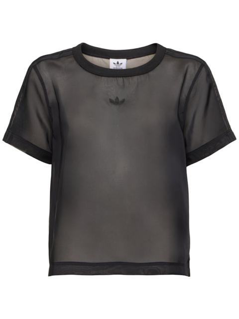 adidas Originals Sheer 3-stripe t-shirt