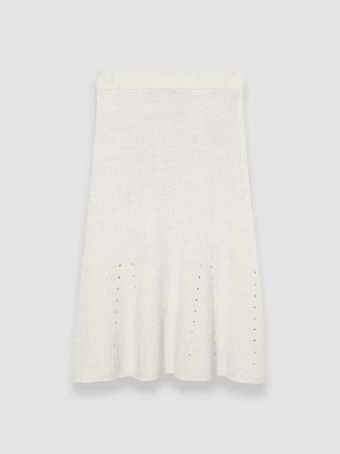 JOSEPH Linen Cotton Knitted Skirt