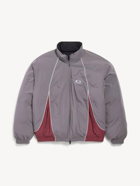 BALENCIAGA Men's Reversible Tracksuit Jacket in Smoky Purple