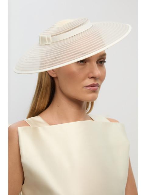 KAREN MILLEN Asymmetric Disk Bow Detailed Fascinator