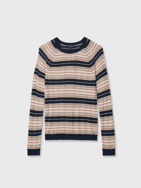rag & bone Teresa Striped Crewneck