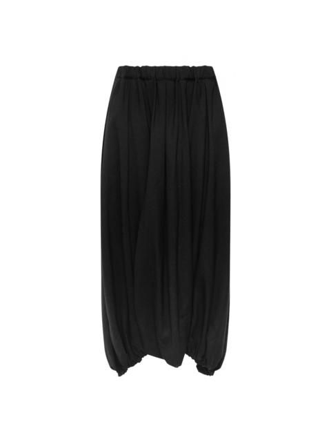 Comme Des Garçons Parachute Wool Georgette Pants