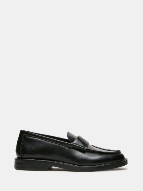 STEVE MADDEN MADISON BLACK LEATHER