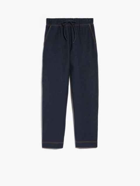 Max Mara ADRIA Denim jersey joggers