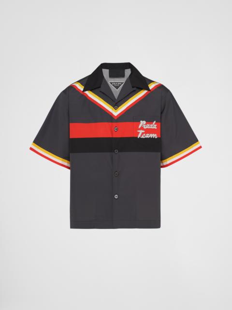 Short-sleeved cotton shirt