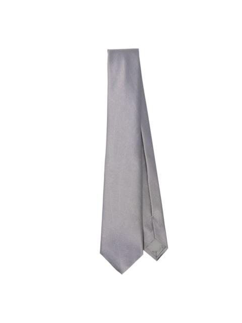EMPORIO ARMANI faille silk tie