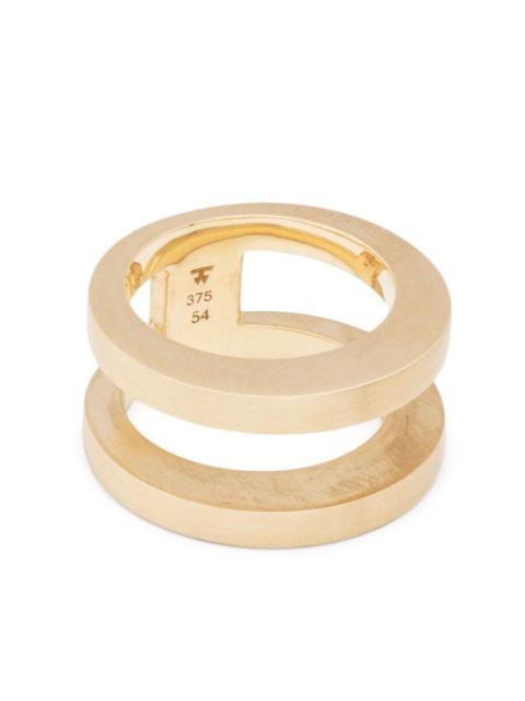 TOM WOOD Double Vault ring