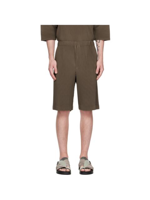 ISSEY MIYAKE Brown Monthly Color May Shorts