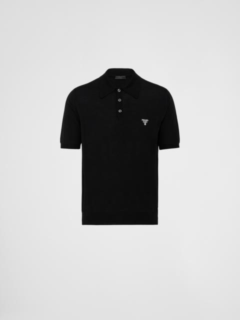 Prada Superfine wool polo shirt