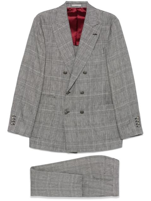 Brunello Cucinelli Prince of Wales-check suit
