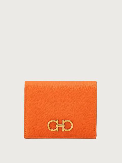 FERRAGAMO GANCINI COMPACT WALLET