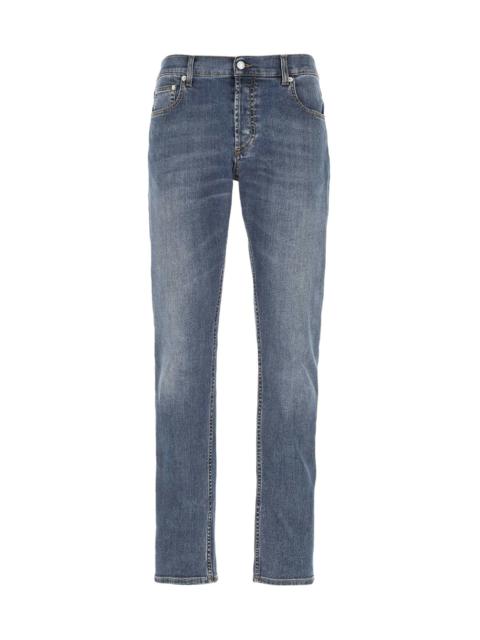 Alexander McQueen SLIM FIT JEANS WITH LOGO