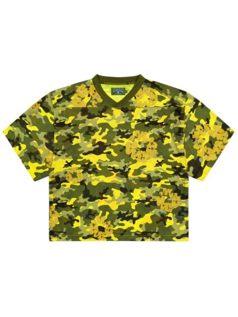 DENIM TEARS Denim Tears Camo Cotton Wreath Mesh Football Top Yellow