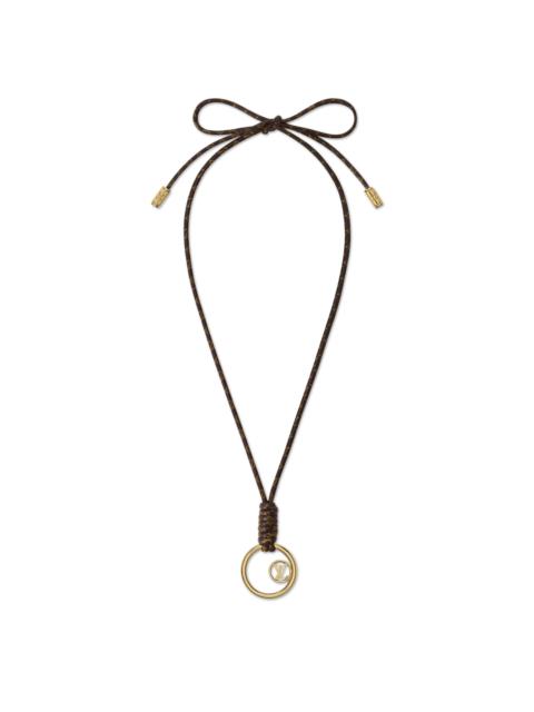 Louis Vuitton LV Loop Charm Cordon Necklace
