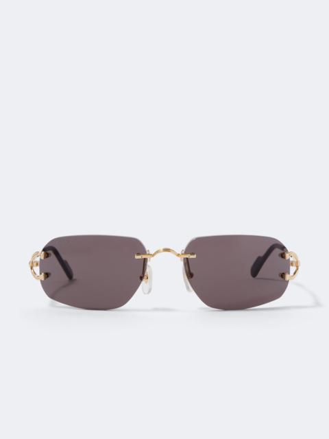 Cartier Signature C rectangular sunglasses