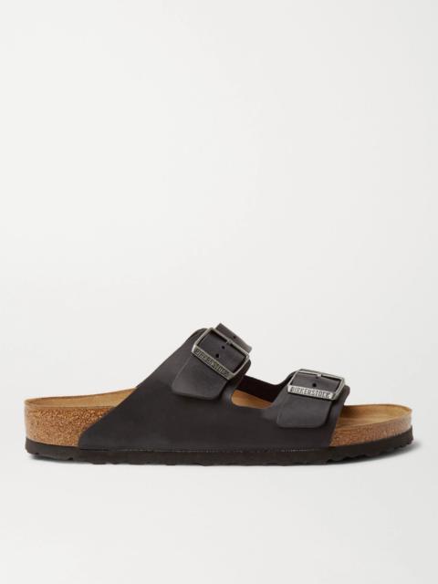 BIRKENSTOCK Arizona Oiled-Leather Sandals Black