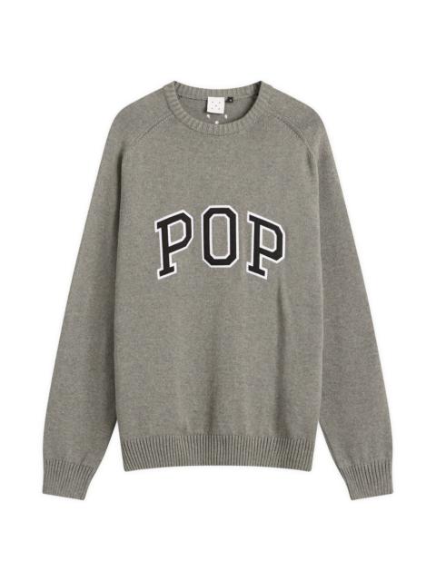 Pop Trading Company Pop Trading Company Knitted Arch Logo Crew Sweater
