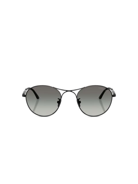 GIORGIO ARMANI round-frame gradient sunglasses