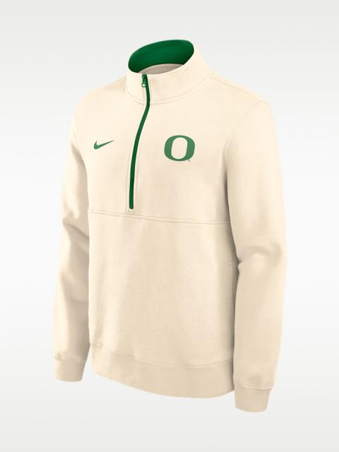 Nike Oregon Primetime Primary Logo Men's Nike College 1/2-Zip Crew