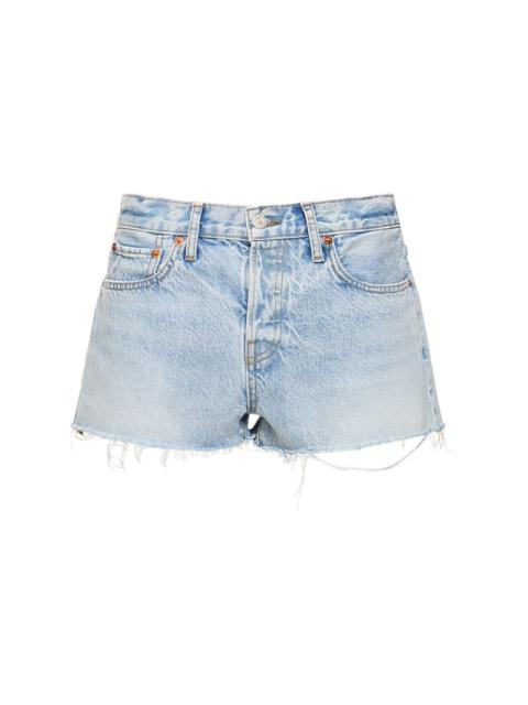 RE/DONE RE/DONE & Pam mid rise denim shorts