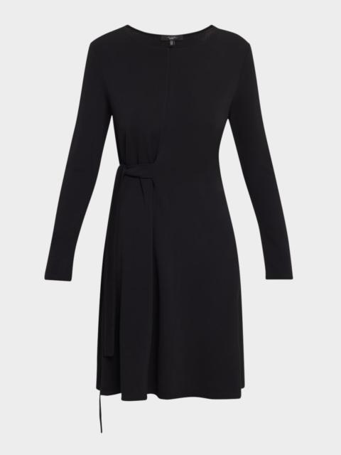 WEEKEND Max Mara Side-Tie Viscose Jersey Dress