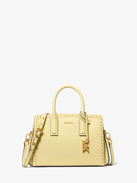MICHAEL KORS Laila Small Studded Leather Satchel