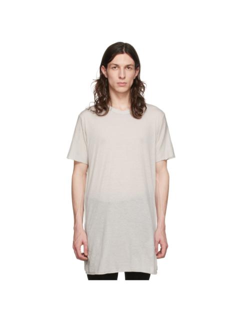 Boris Bidjan Saberi Grey Cotton T-Shirt