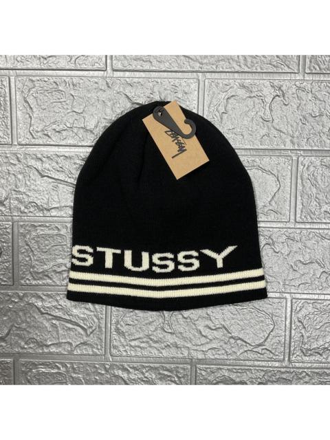 Stüssy Stussy Jaquard Stripe Skullcap Beanie Black | koinoyokan | REVERSIBLE