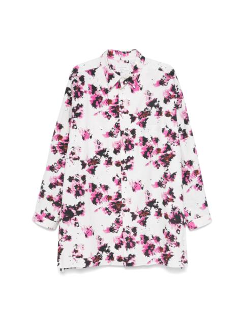 Yohji Yamamoto Khadi Flower shirt